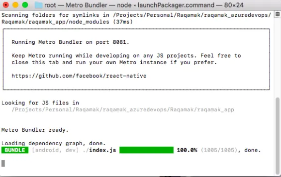 React Native Metro Bundler